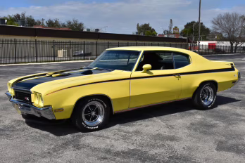 1972 Yellow Buick Grand Sport Coupe