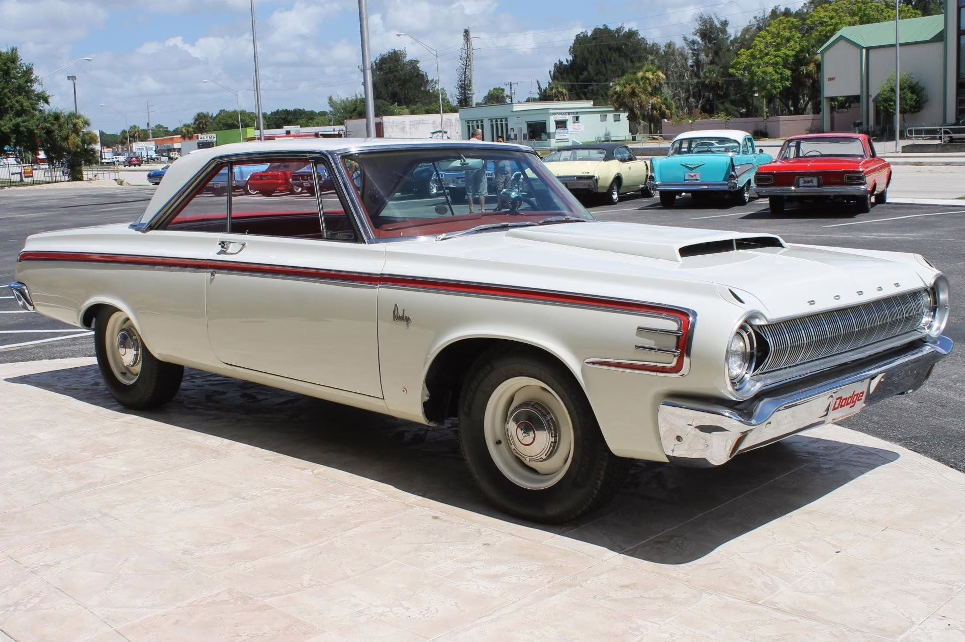 1964 White Dodge 440