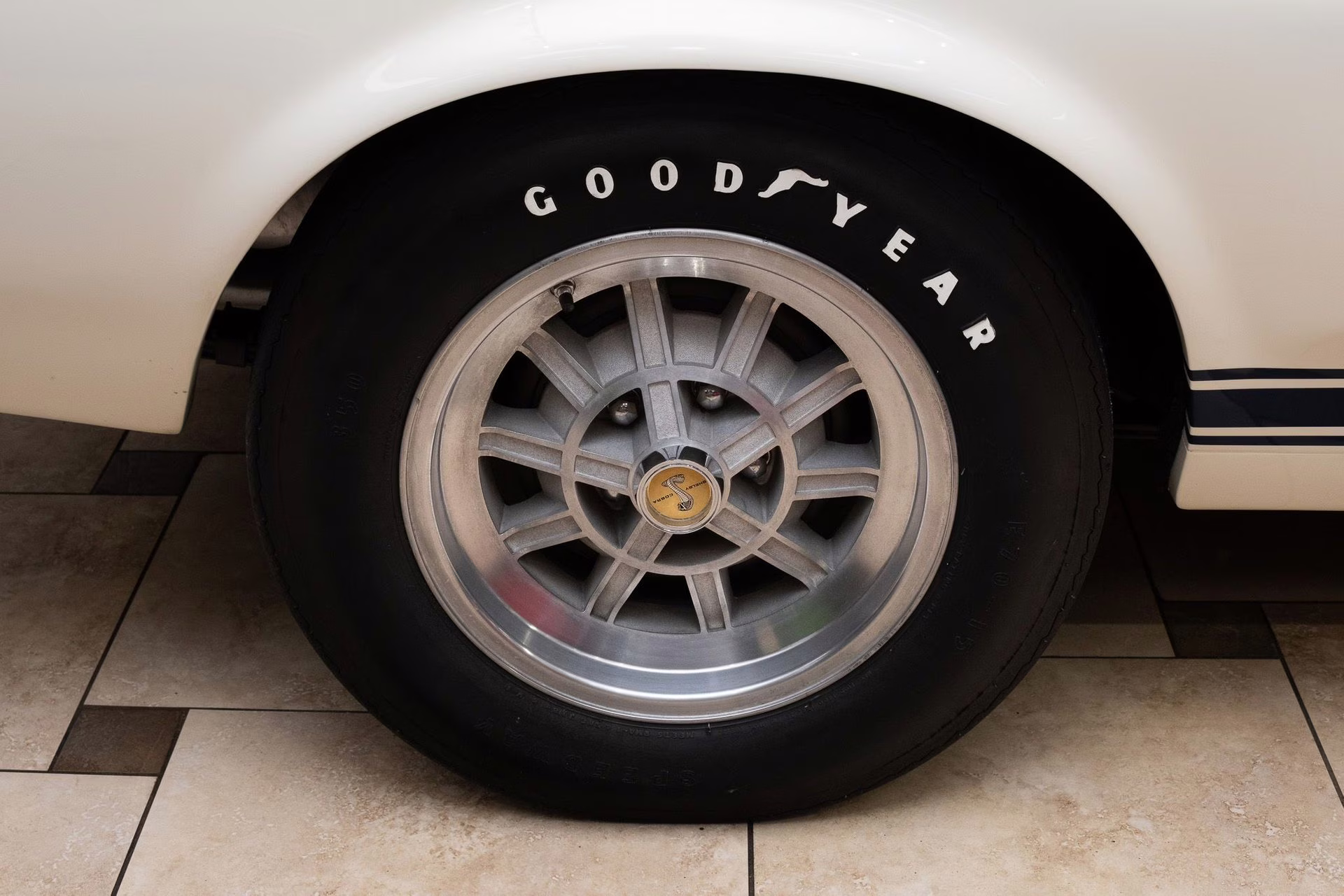 1967 Wimbledon White Ford Mustang