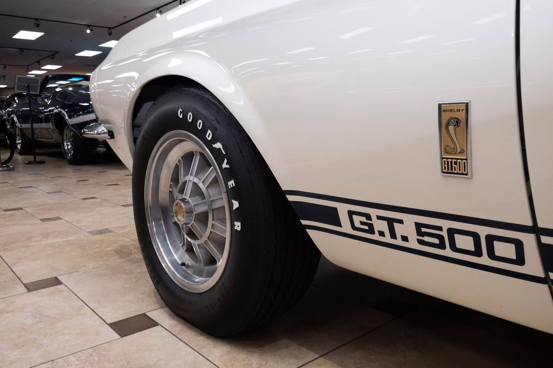 1967 Wimbledon White Ford Mustang