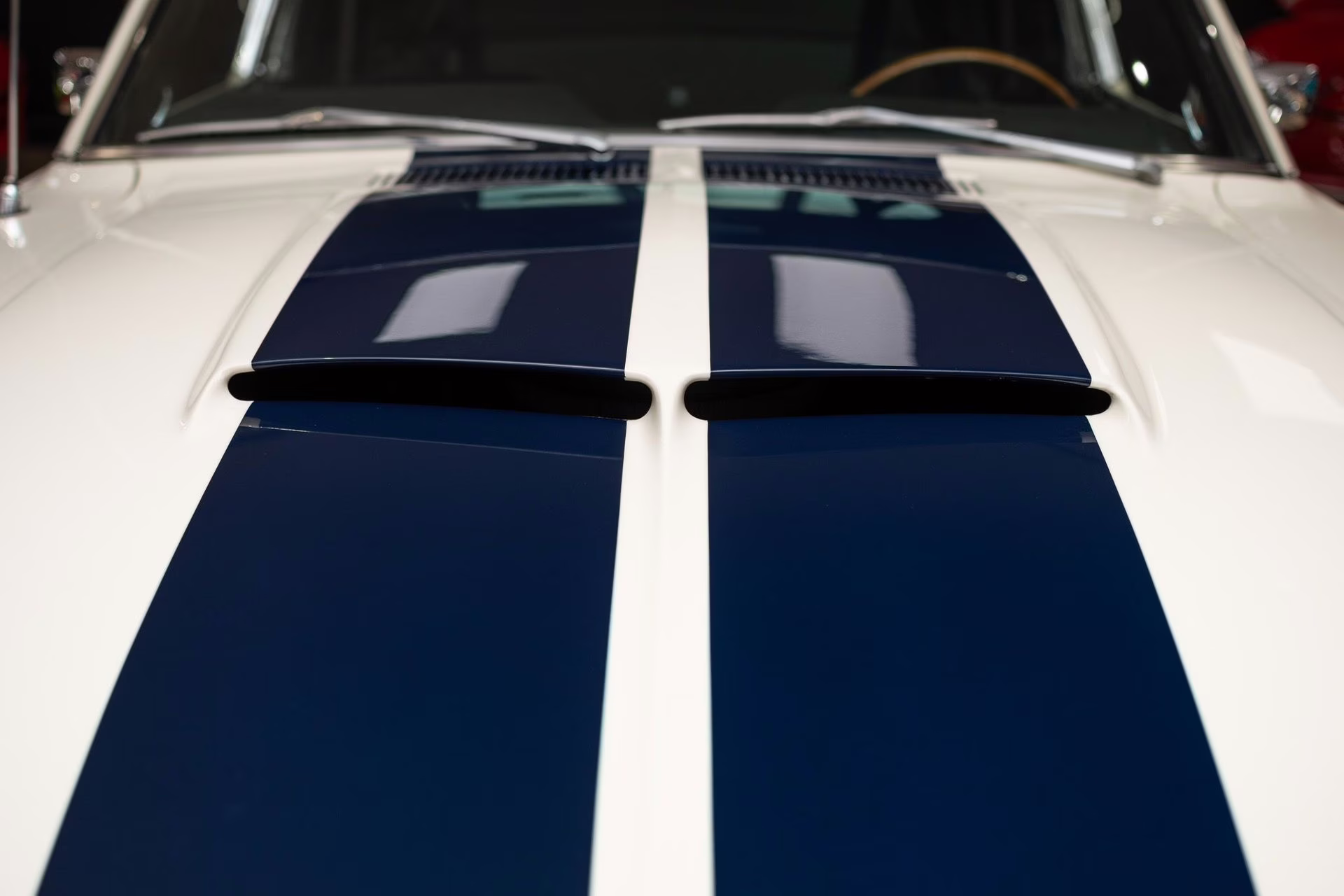 1967 Wimbledon White Ford Mustang