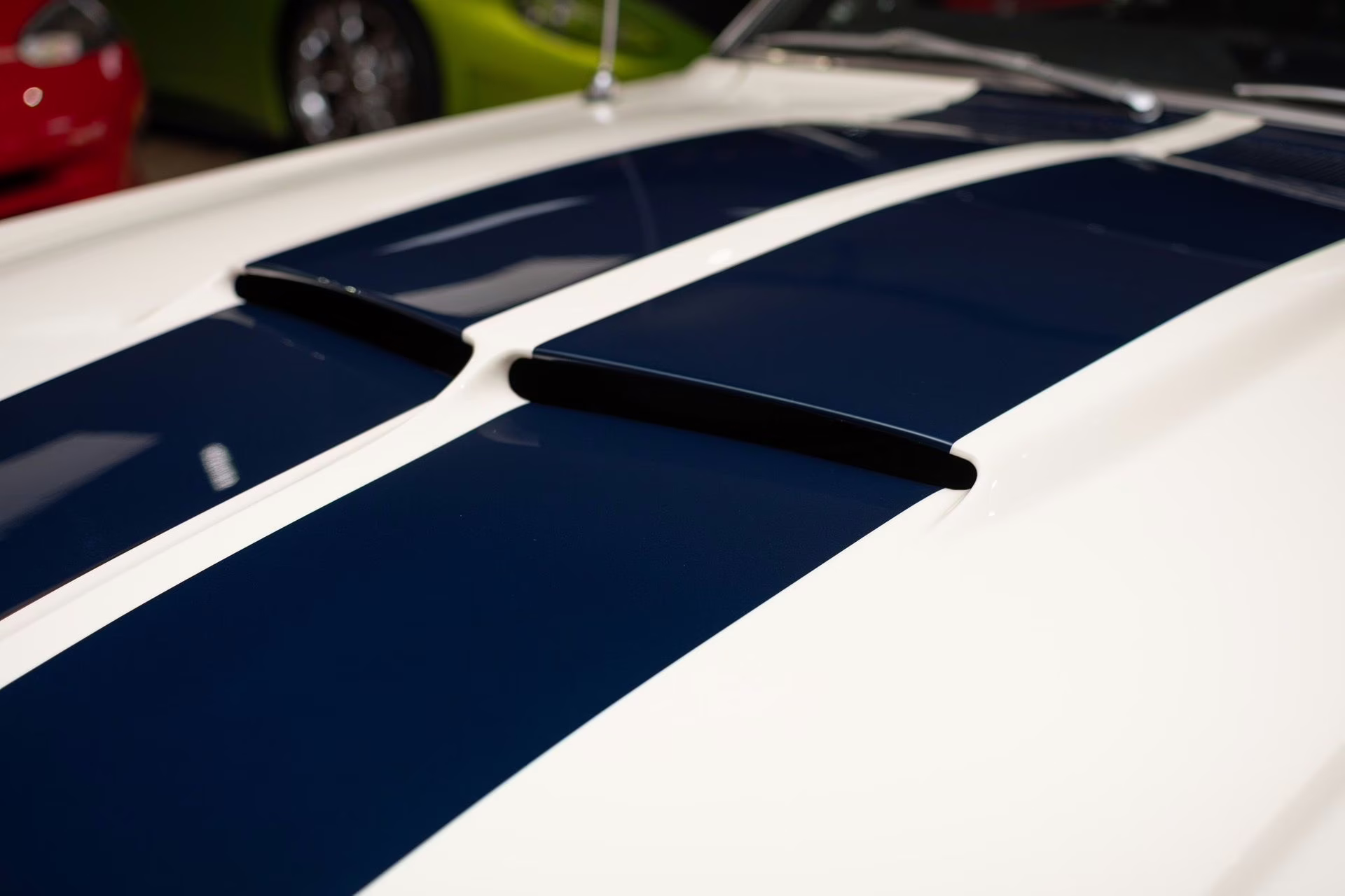 1967 Wimbledon White Ford Mustang