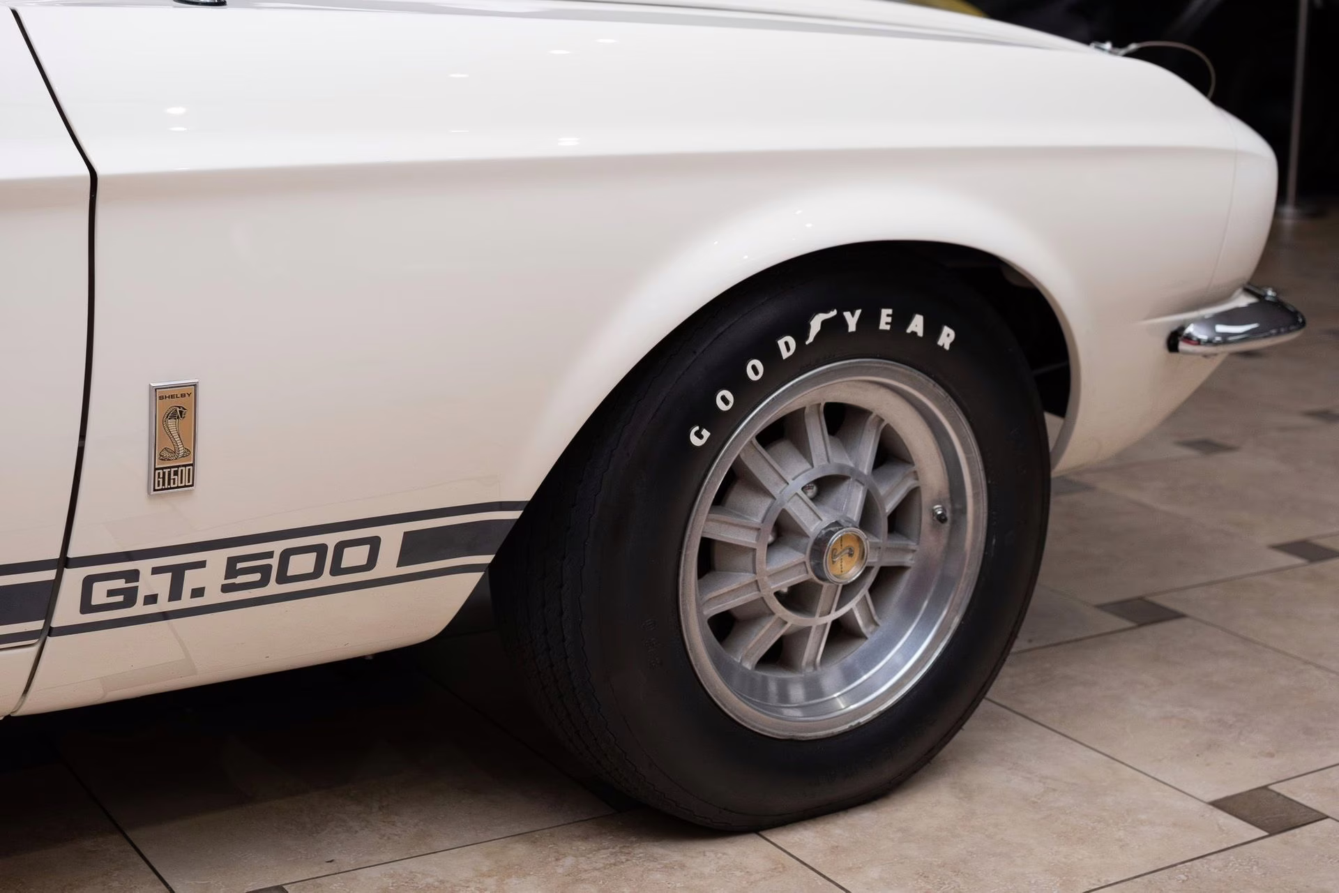 1967 Wimbledon White Ford Mustang