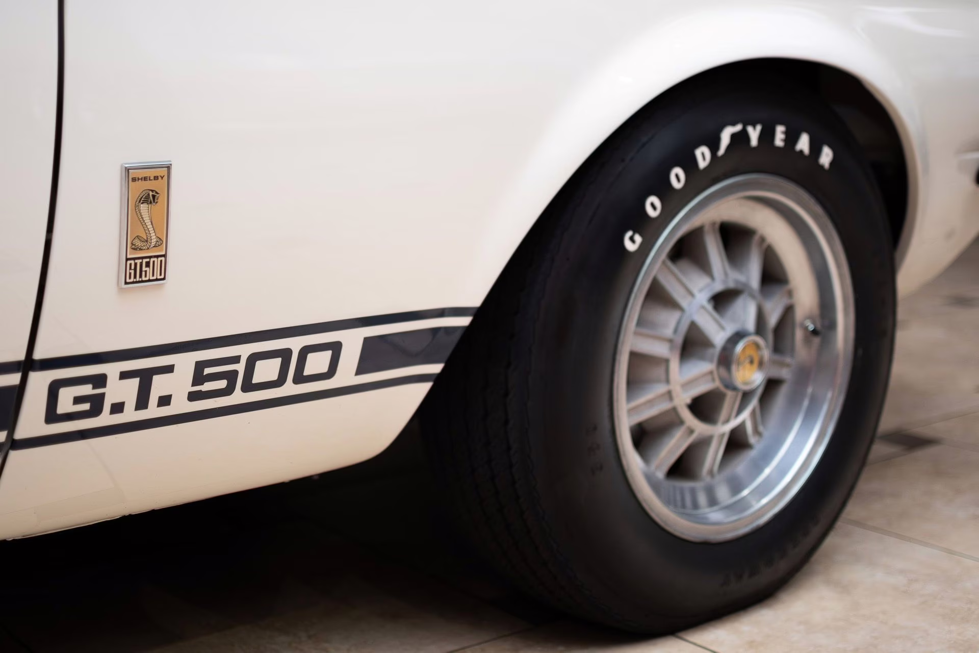 1967 Wimbledon White Ford Mustang