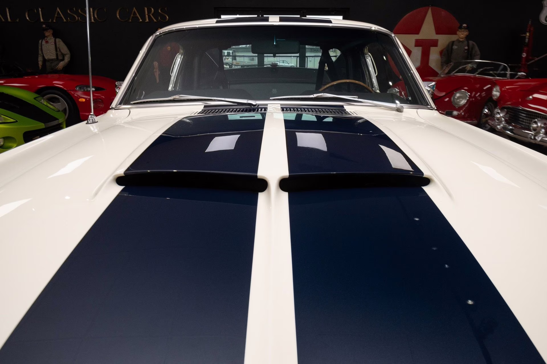 1967 Wimbledon White Ford Mustang