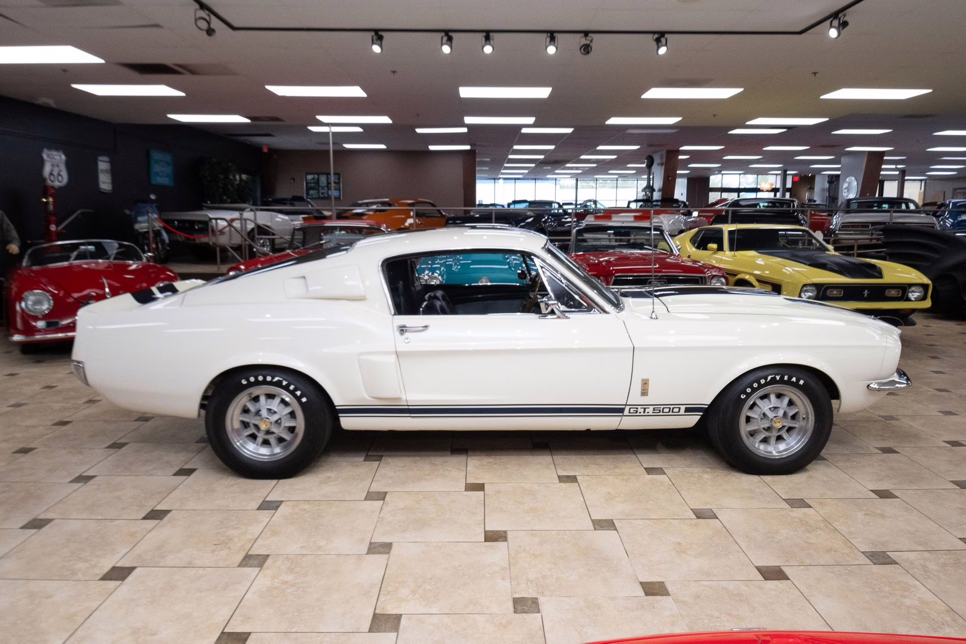 1967 Wimbledon White Ford Mustang