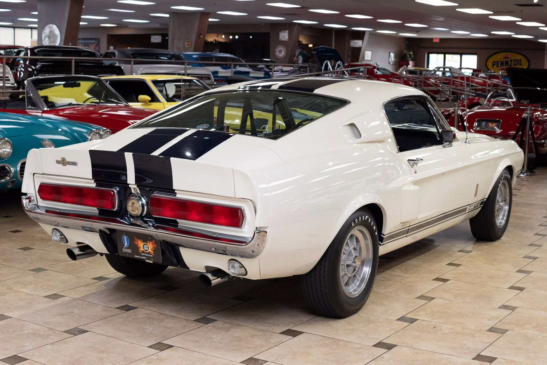1967 Wimbledon White Ford Mustang