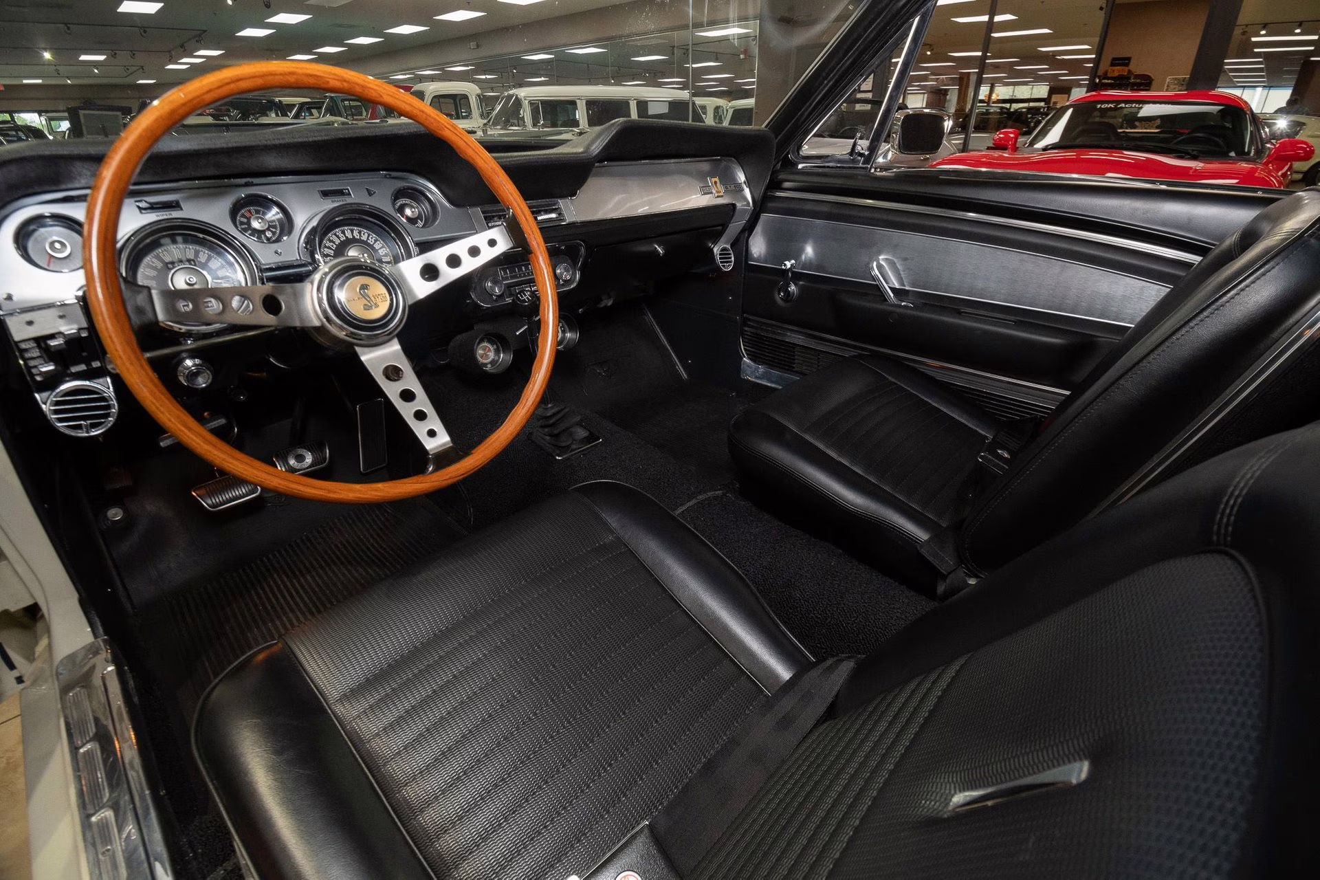 1967 Wimbledon White Ford Mustang