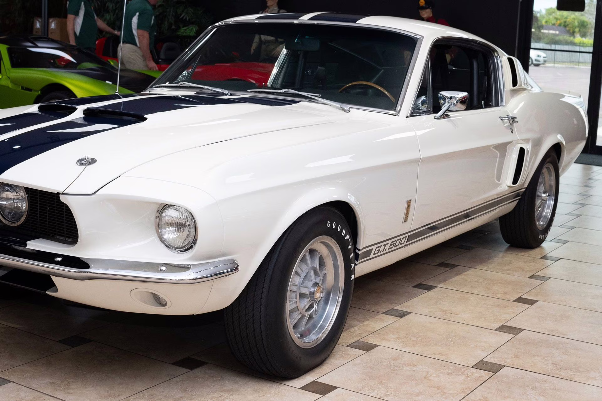 1967 Wimbledon White Ford Mustang