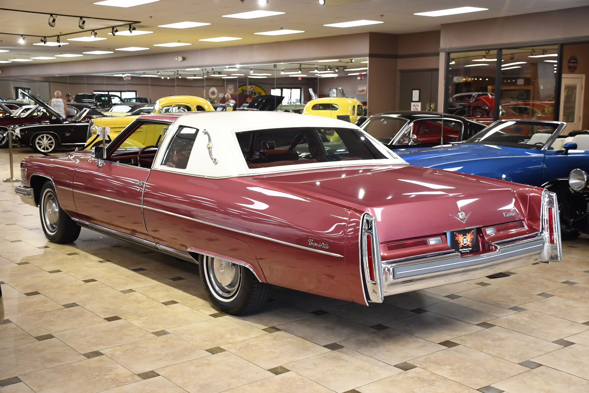1975 Cerise Firemist Cadillac Coupe DeVille