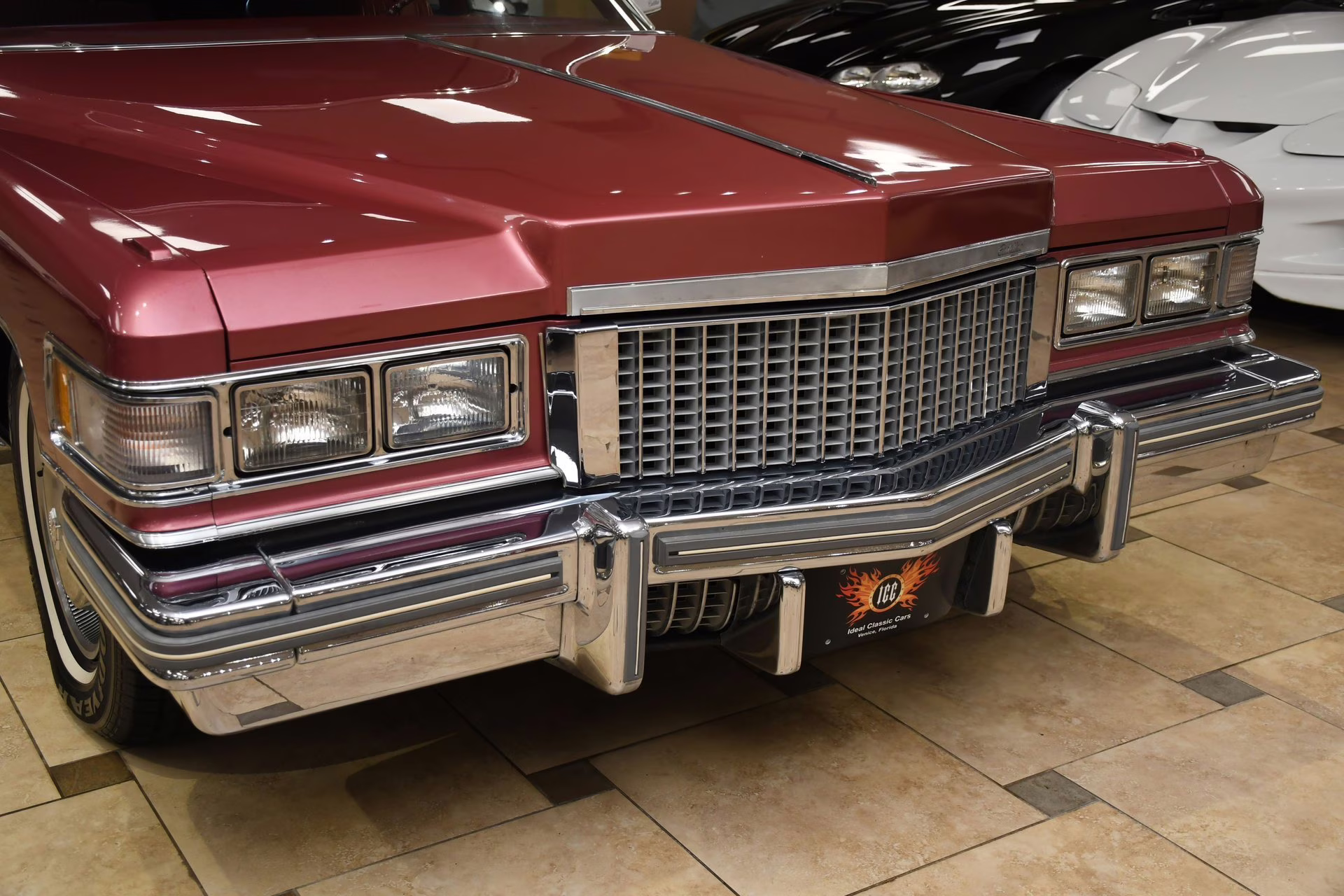 1975 Cerise Firemist Cadillac Coupe DeVille
