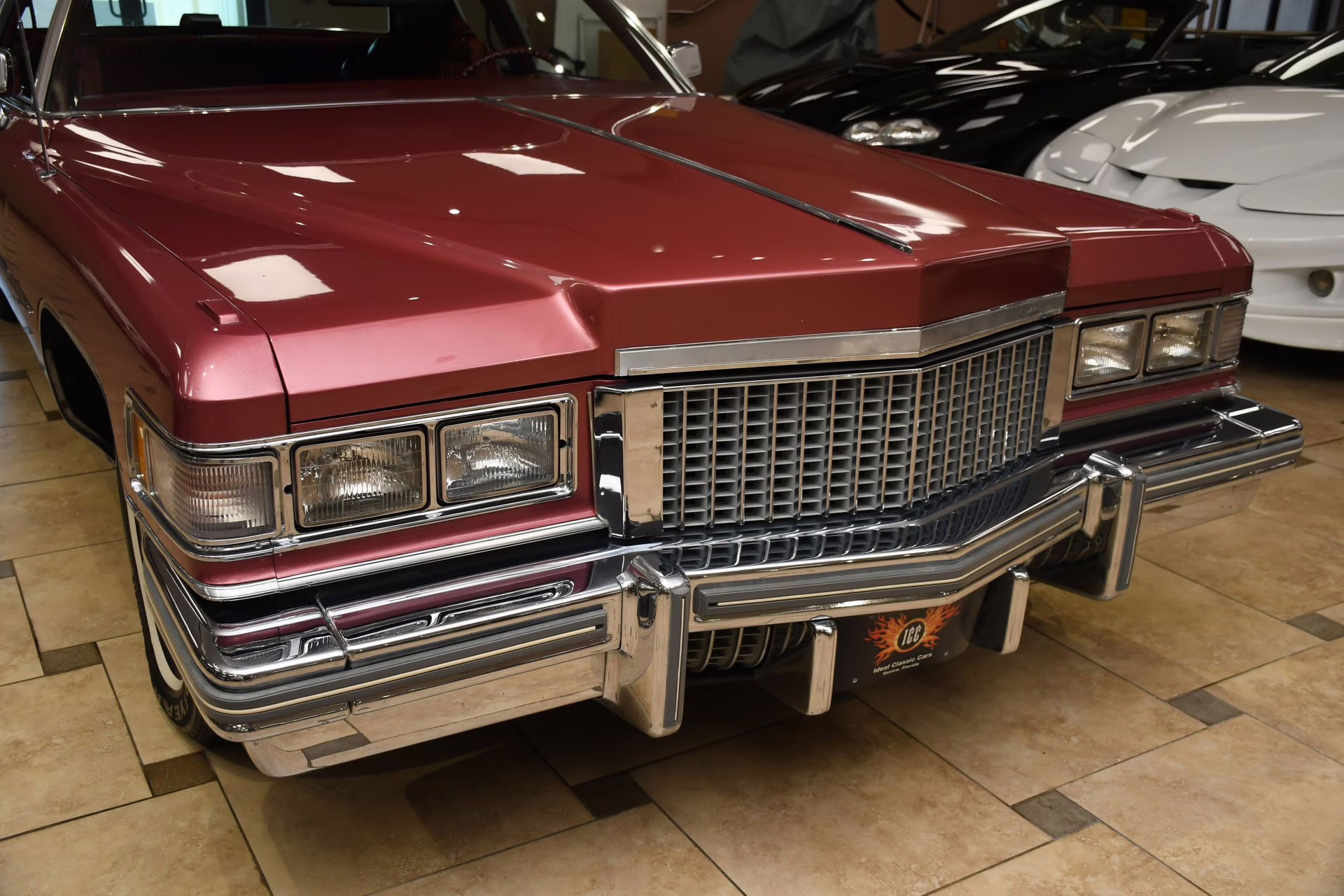 1975 Cerise Firemist Cadillac Coupe DeVille