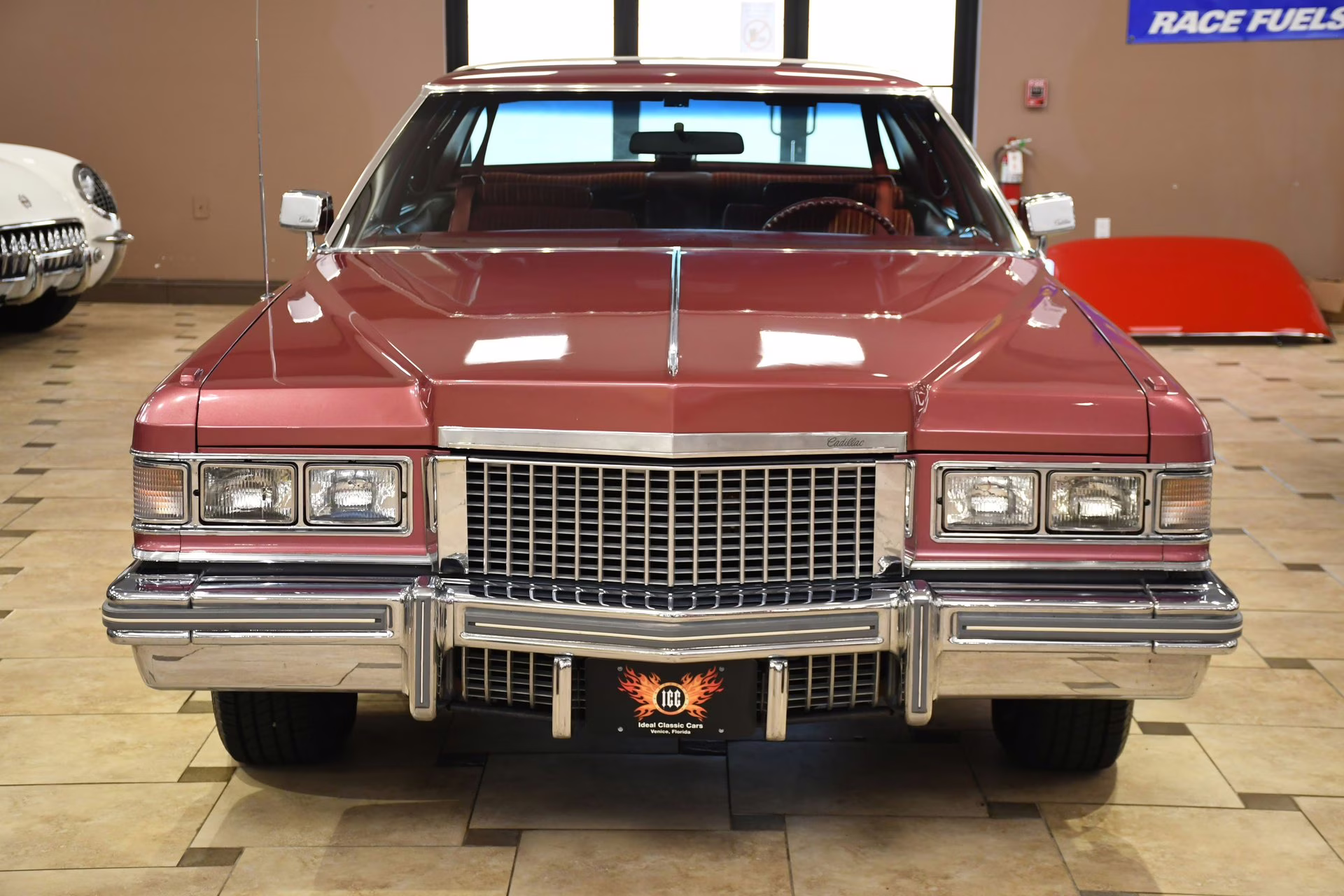 1975 Cerise Firemist Cadillac Coupe DeVille