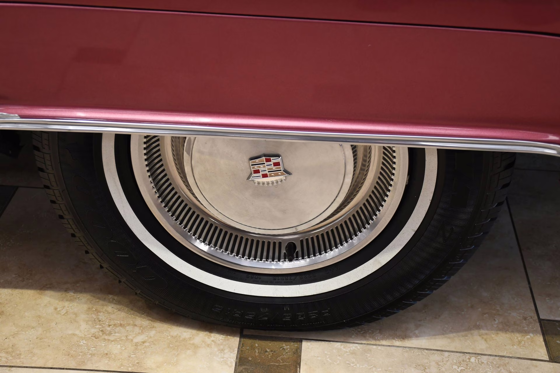 1975 Cerise Firemist Cadillac Coupe DeVille