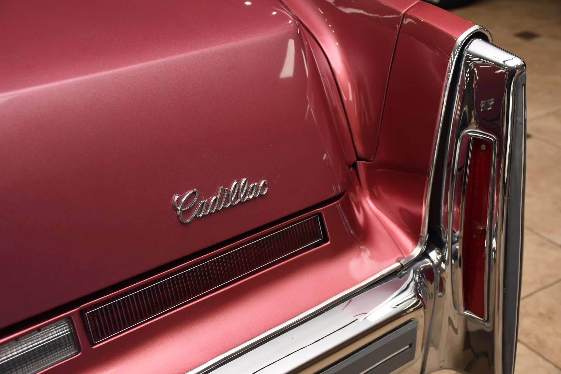 1975 Cerise Firemist Cadillac Coupe DeVille