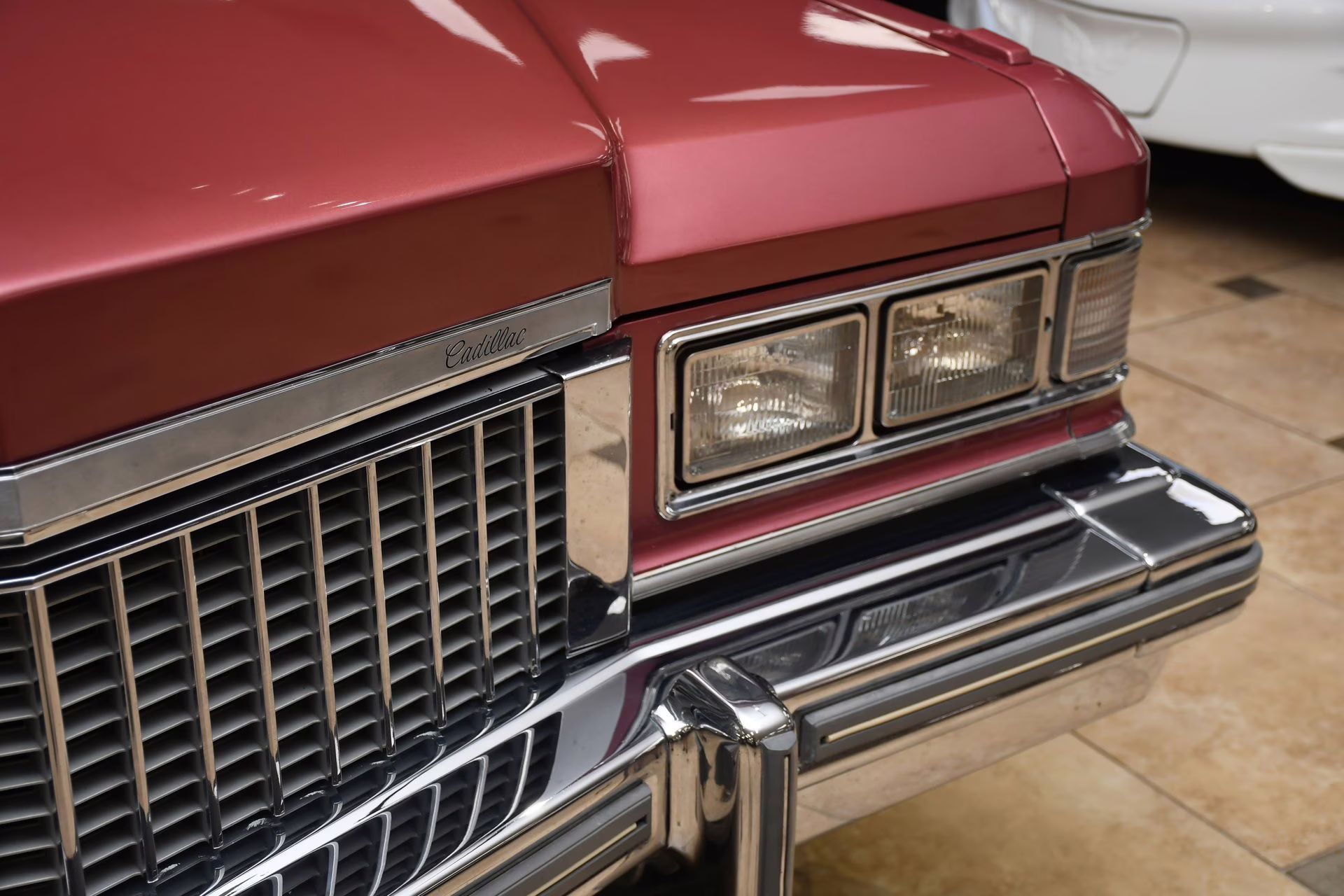 1975 Cerise Firemist Cadillac Coupe DeVille