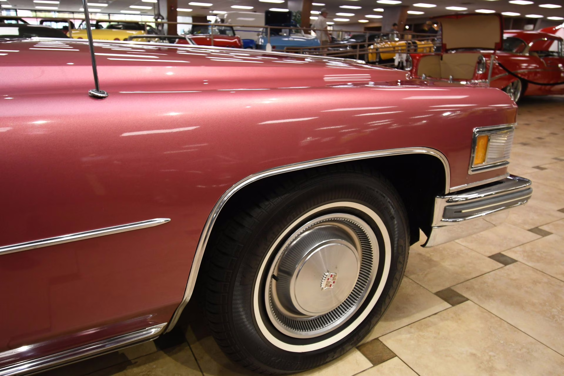 1975 Cerise Firemist Cadillac Coupe DeVille