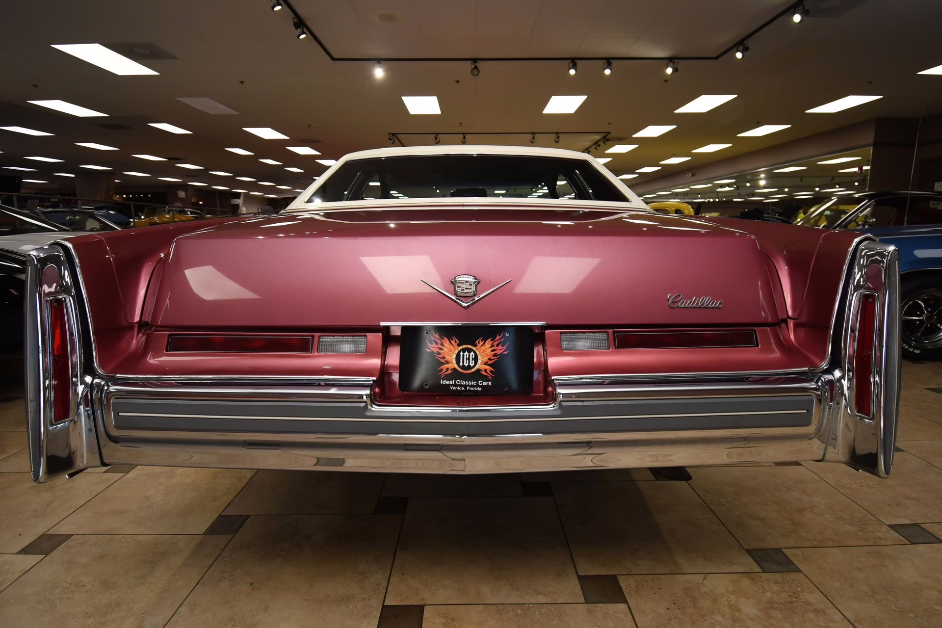 1975 Cerise Firemist Cadillac Coupe DeVille