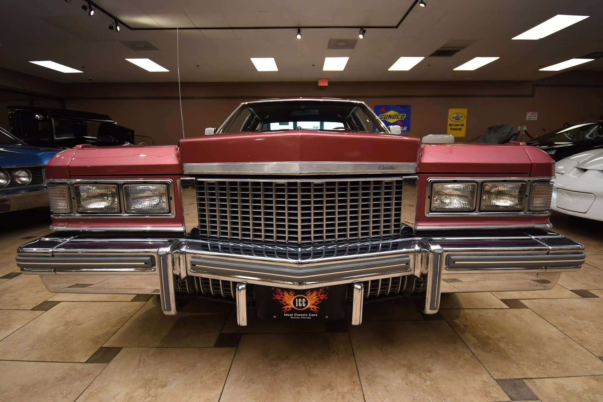 1975 Cerise Firemist Cadillac Coupe DeVille