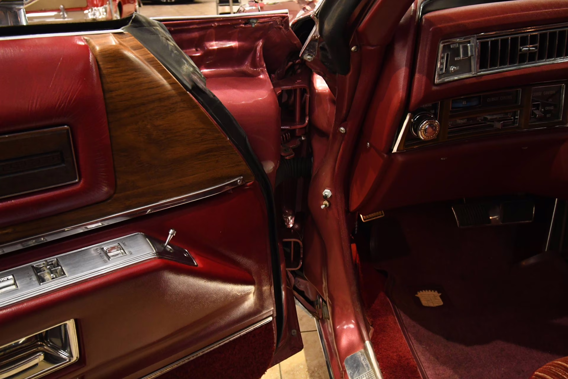 1975 Cerise Firemist Cadillac Coupe DeVille