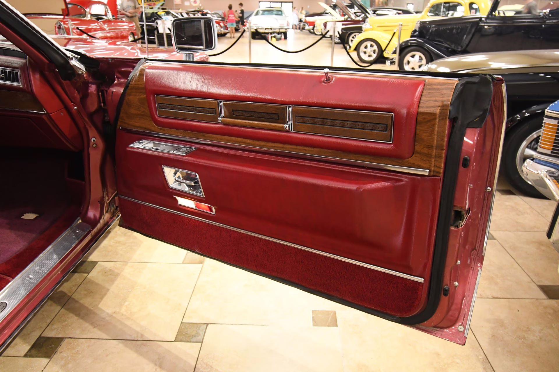 1975 Cerise Firemist Cadillac Coupe DeVille