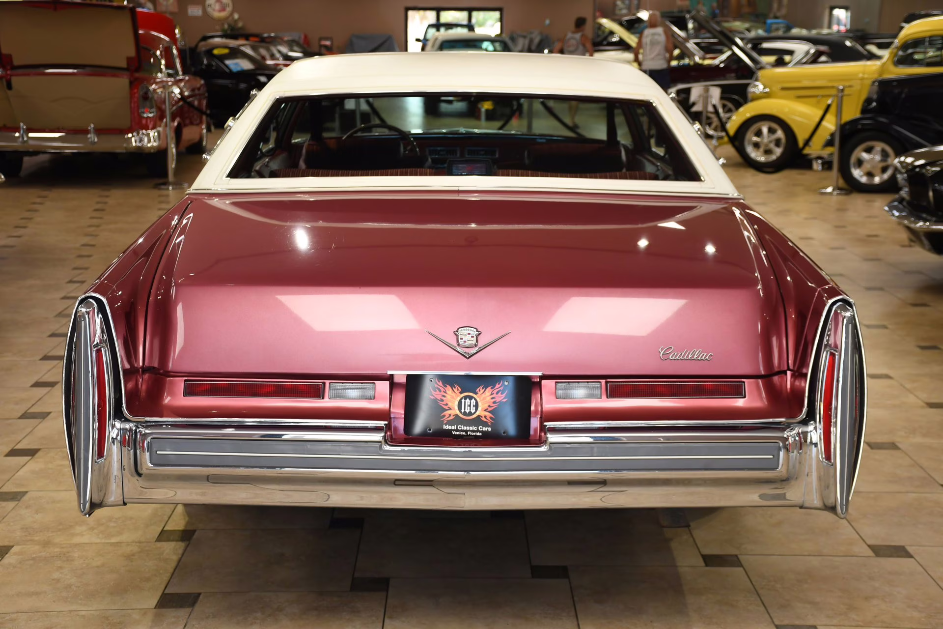 1975 Cerise Firemist Cadillac Coupe DeVille