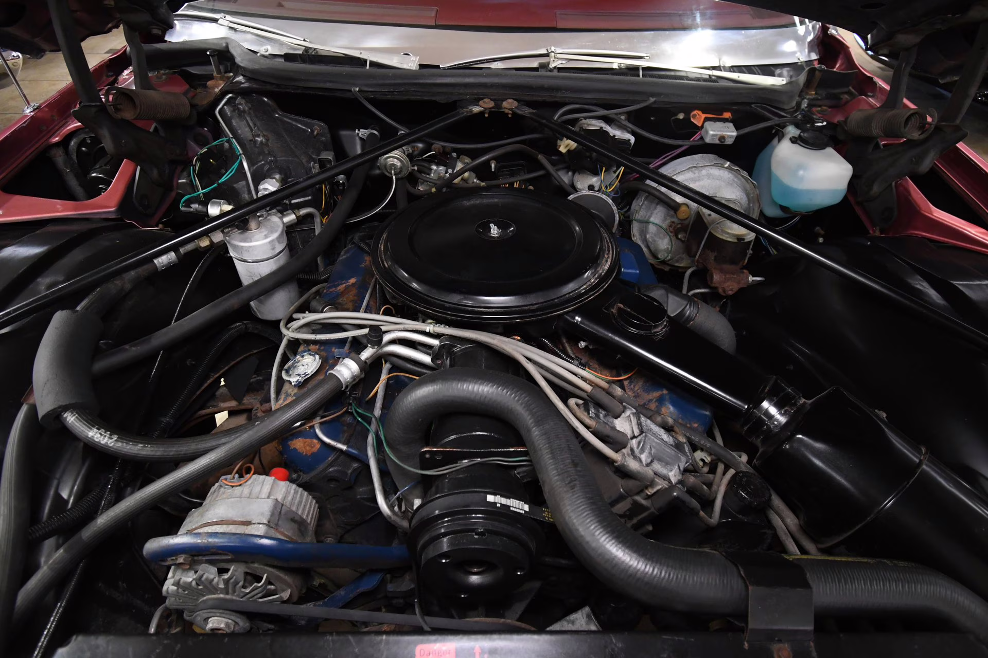 1975 Cerise Firemist Cadillac Coupe DeVille