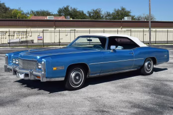 1976 Blue Cadillac Eldorado Convertible