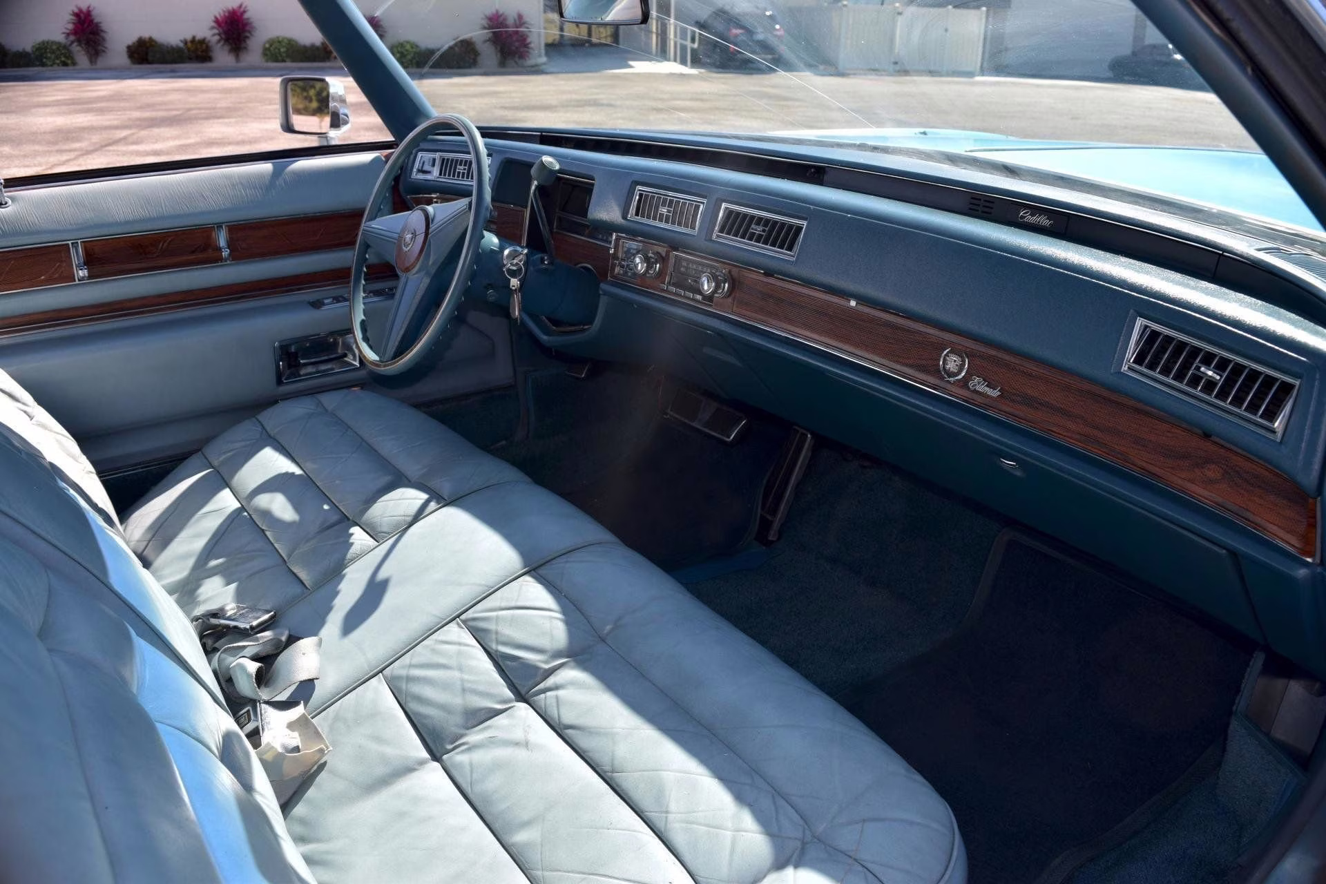 1976 Blue Cadillac Eldorado Convertible
