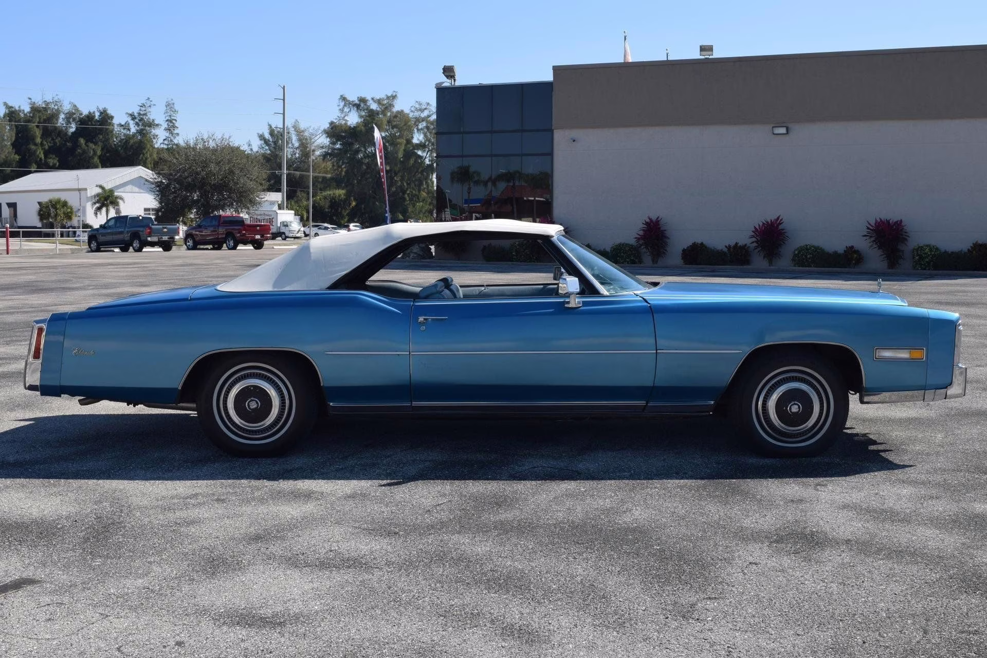 1976 Blue Cadillac Eldorado Convertible