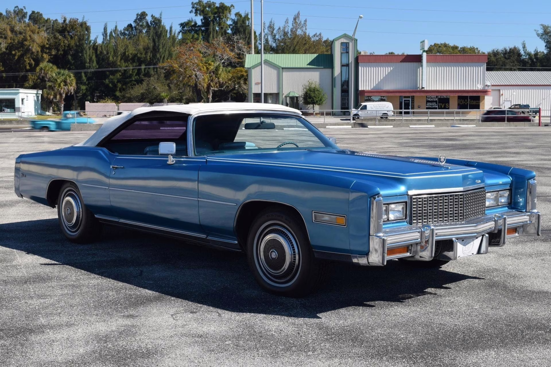 1976 Blue Cadillac Eldorado Convertible