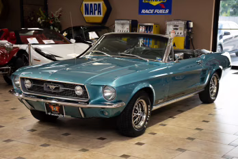 1967 Clearwater Aqua Ford Mustang