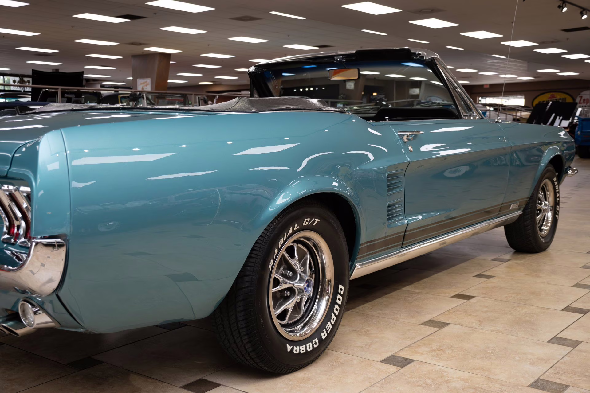 1967 Clearwater Aqua Ford Mustang