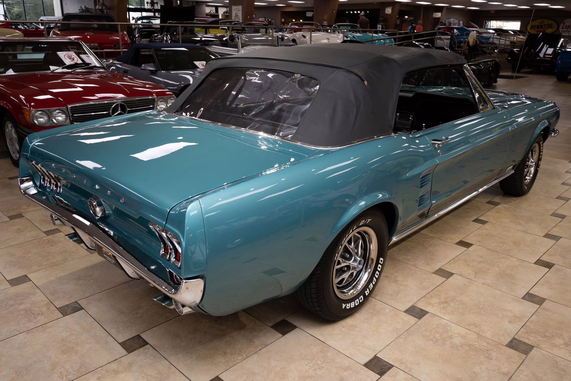 1967 Clearwater Aqua Ford Mustang