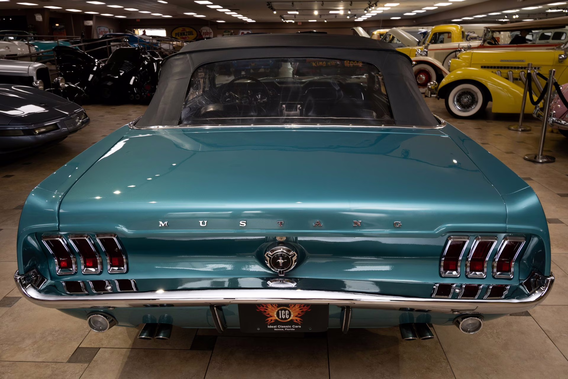 1967 Clearwater Aqua Ford Mustang