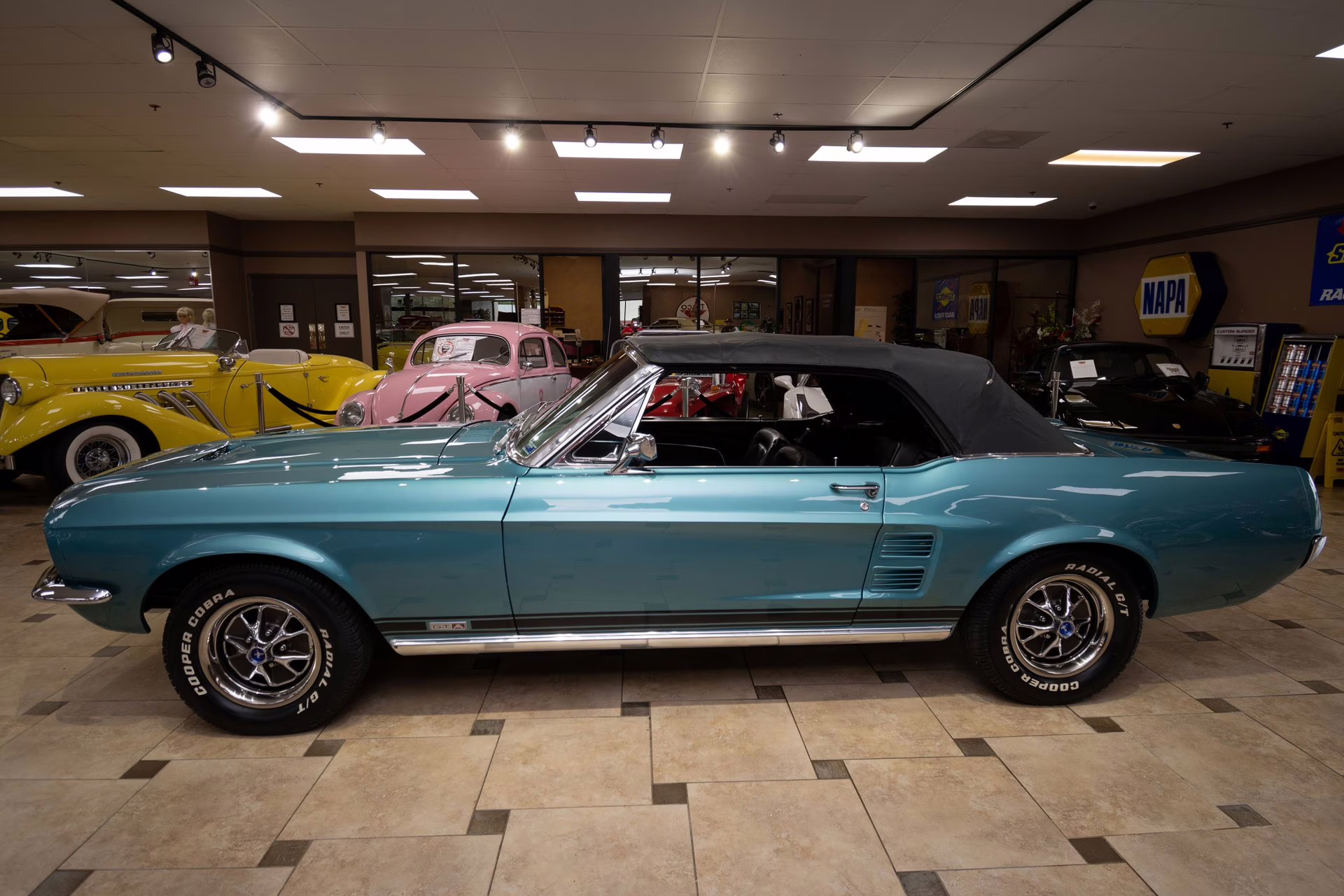 1967 Clearwater Aqua Ford Mustang