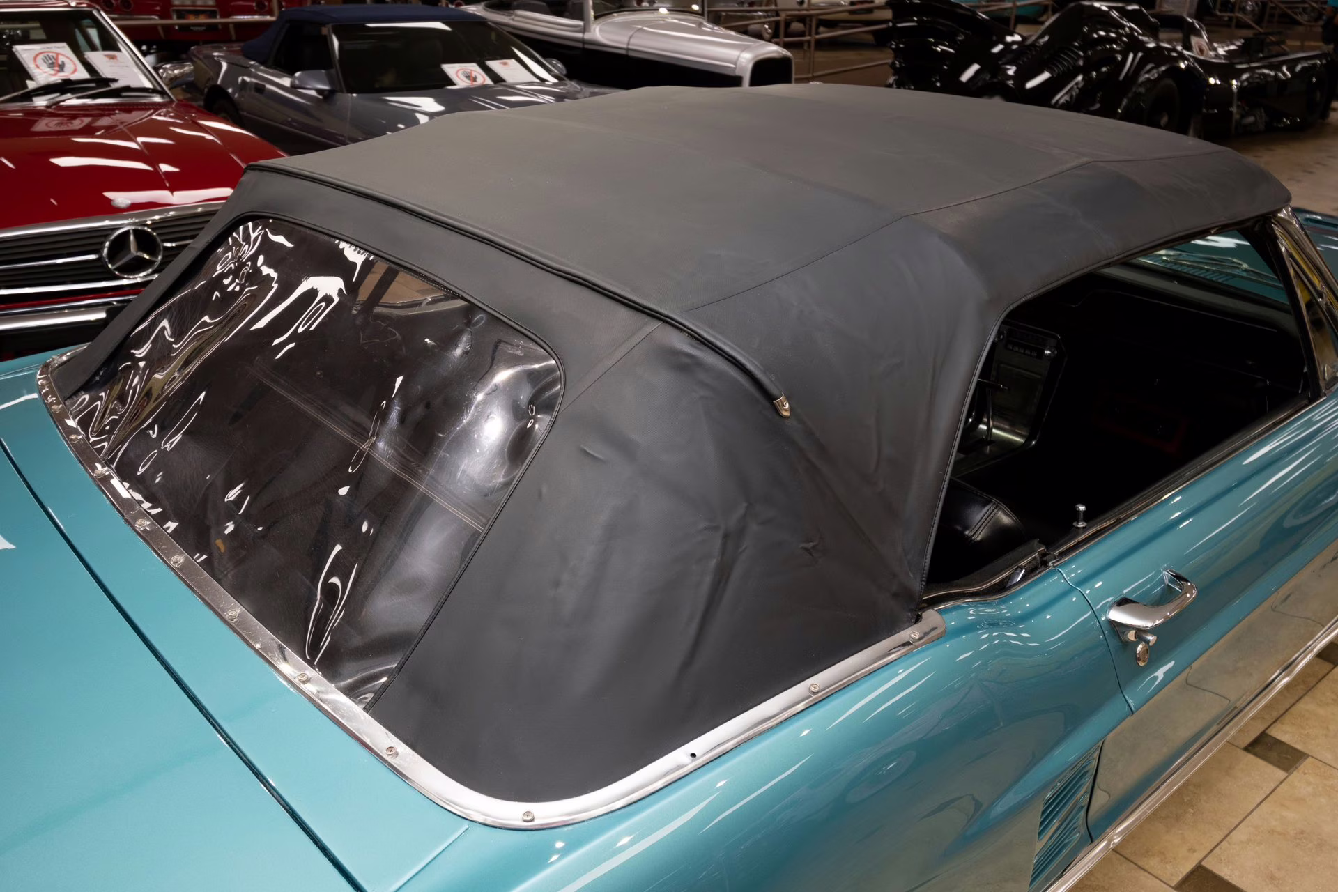 1967 Clearwater Aqua Ford Mustang