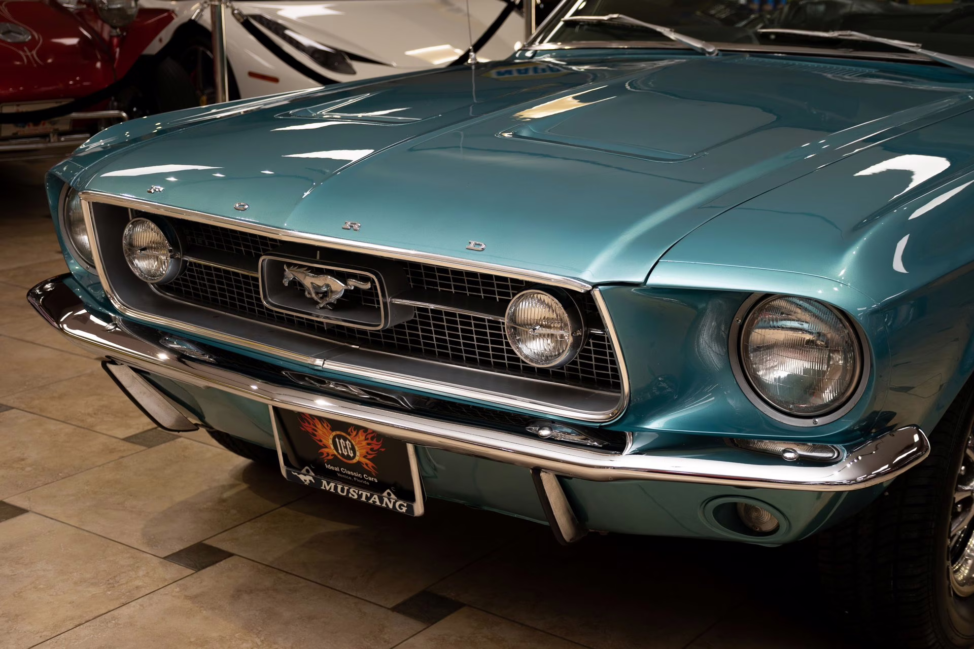1967 Clearwater Aqua Ford Mustang
