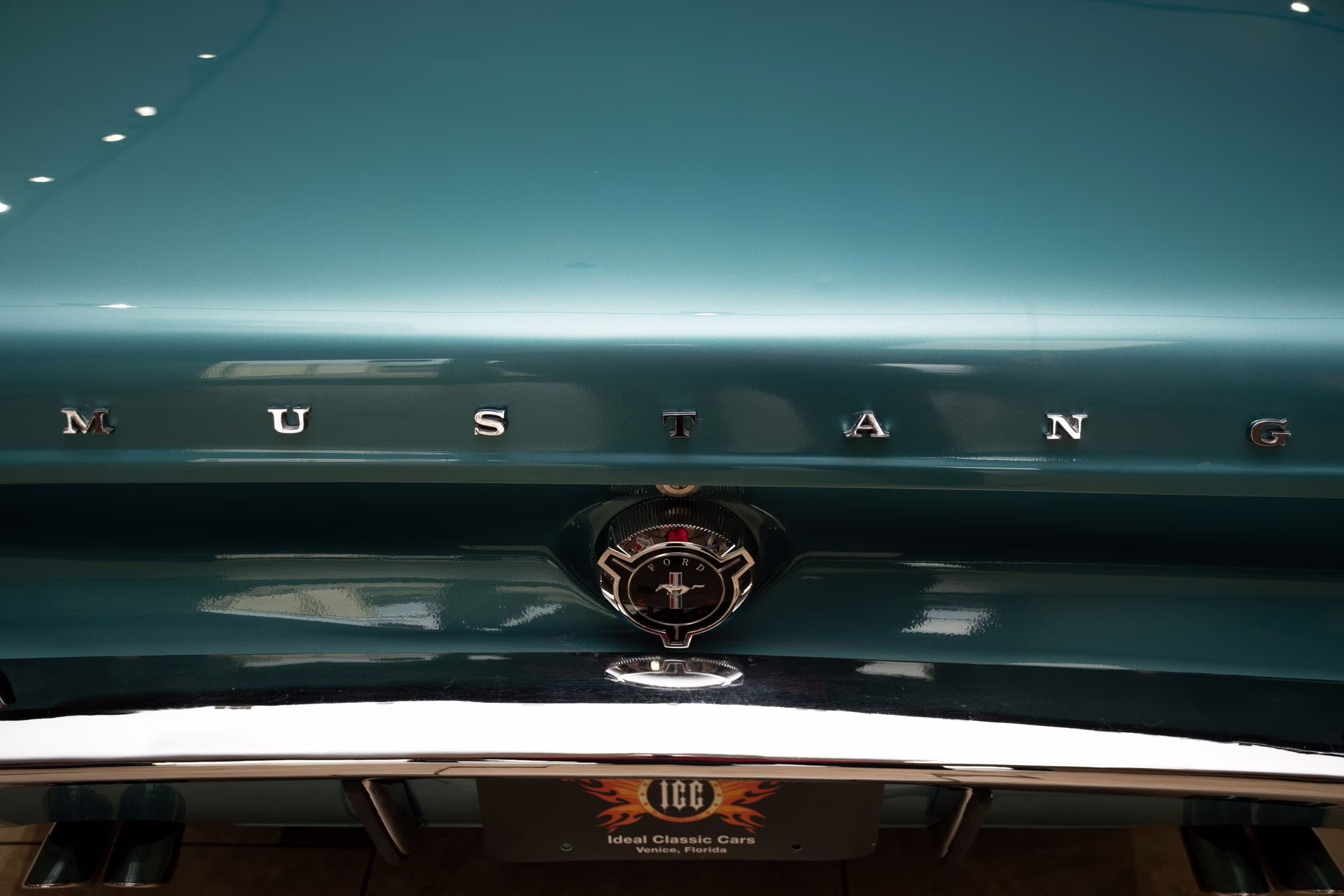 1967 Clearwater Aqua Ford Mustang