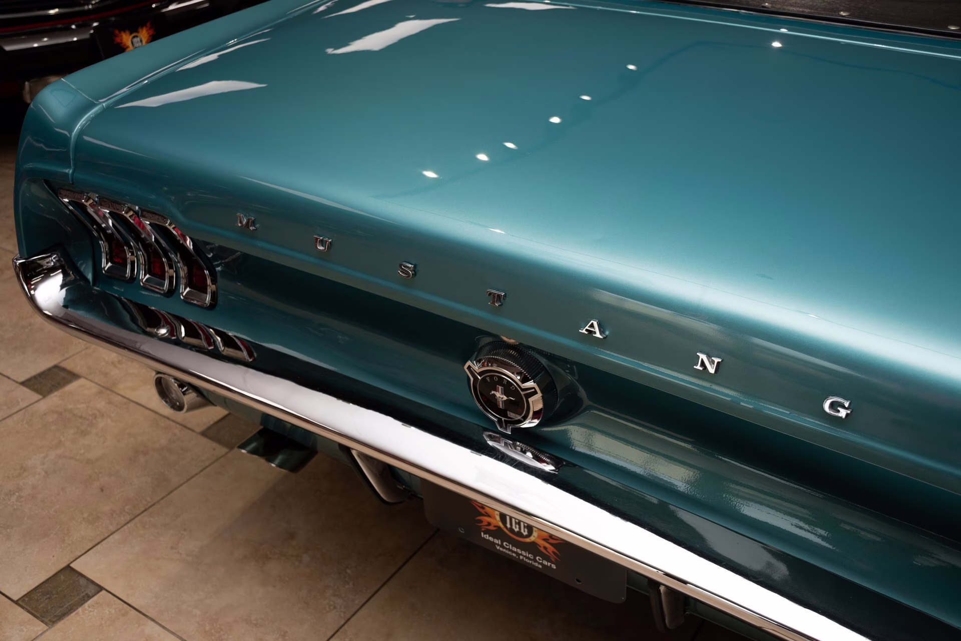 1967 Clearwater Aqua Ford Mustang