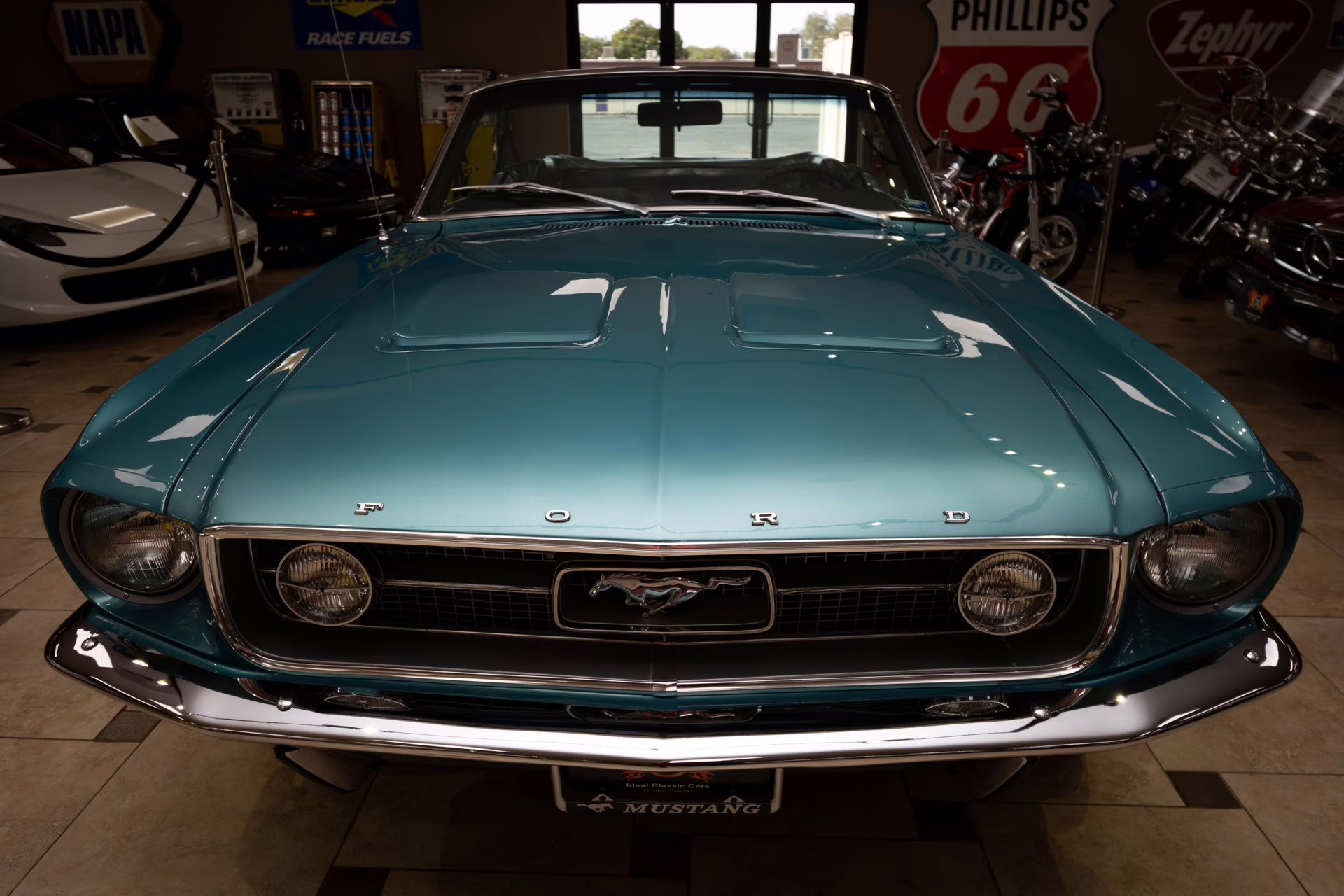 1967 Clearwater Aqua Ford Mustang