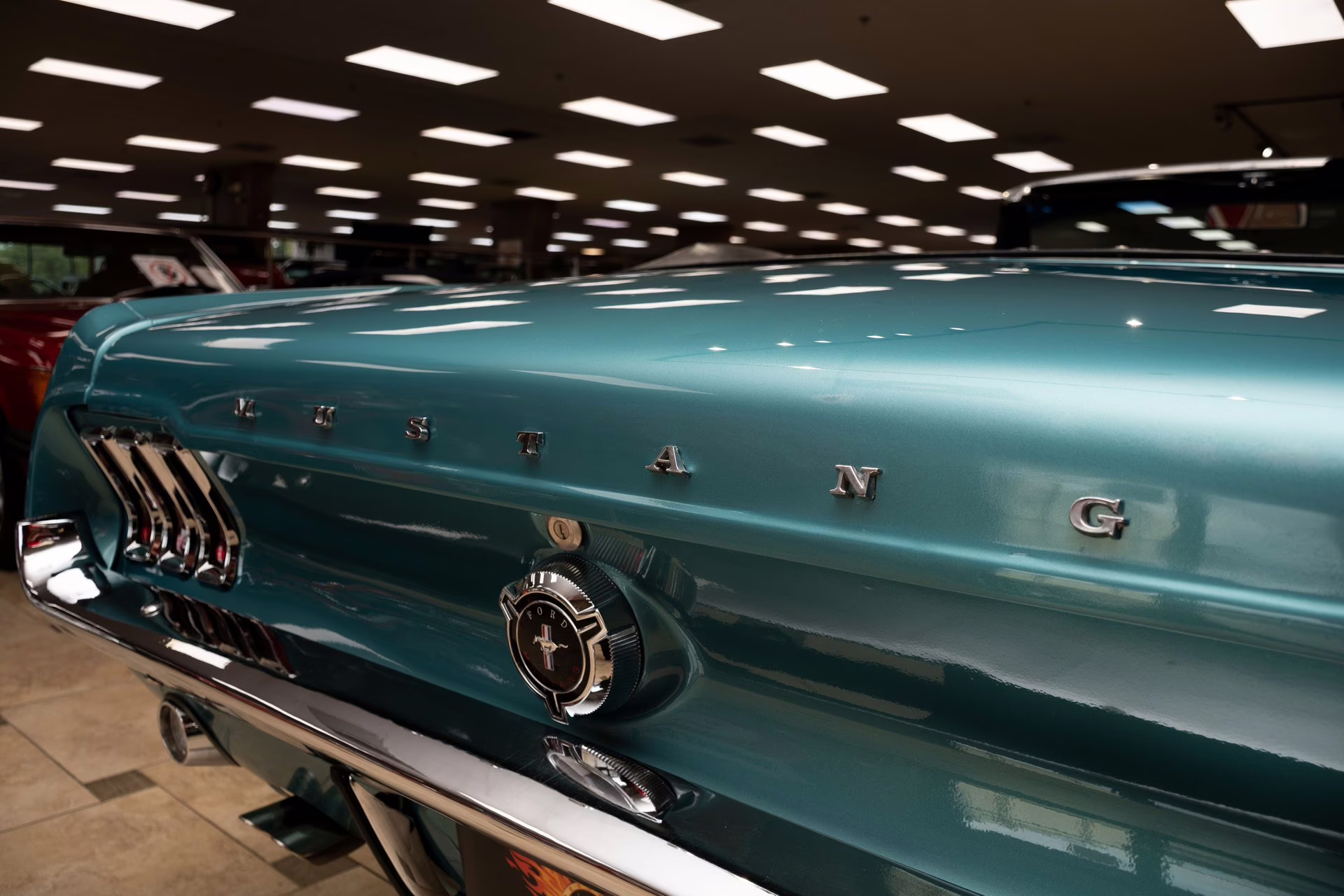 1967 Clearwater Aqua Ford Mustang