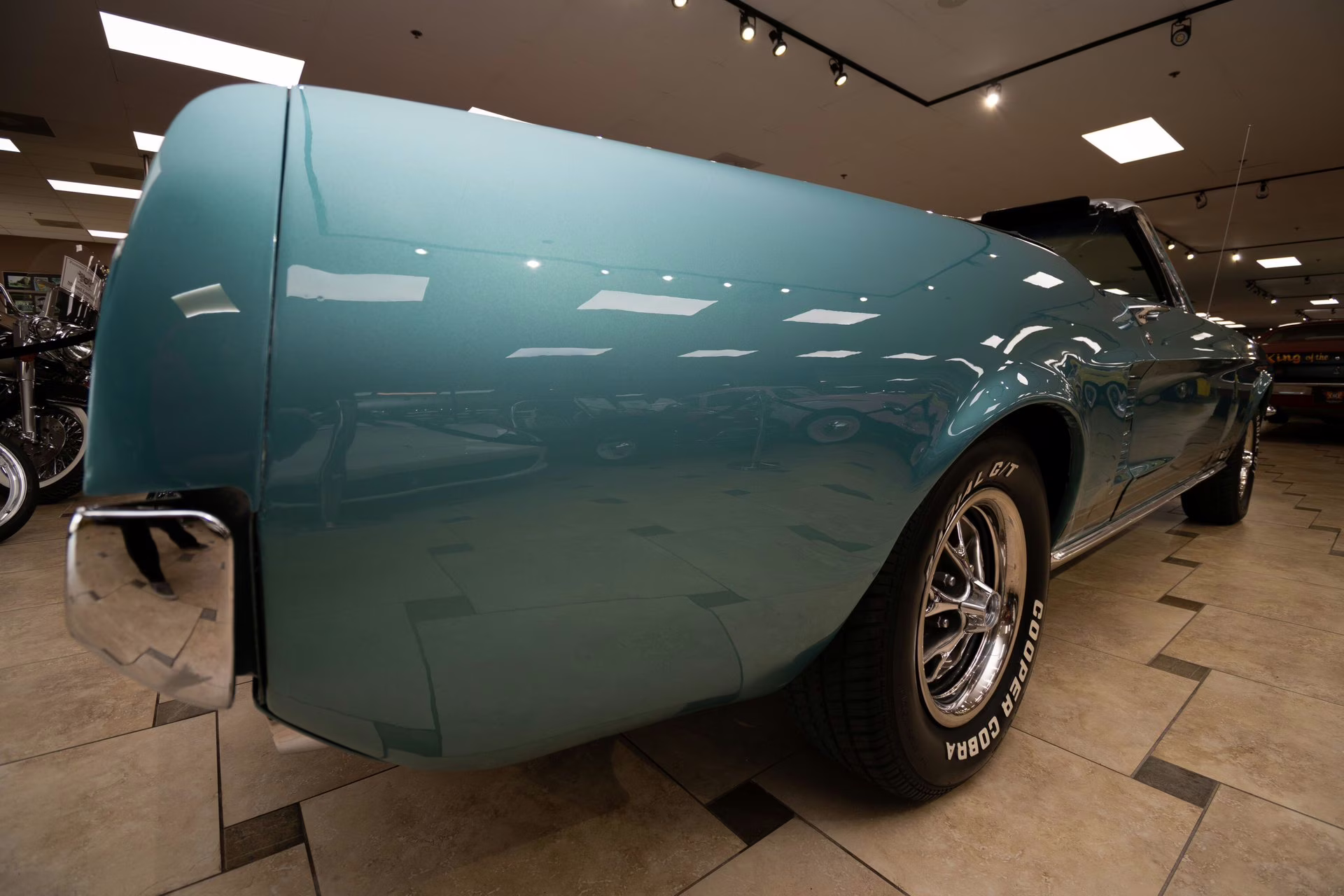 1967 Clearwater Aqua Ford Mustang