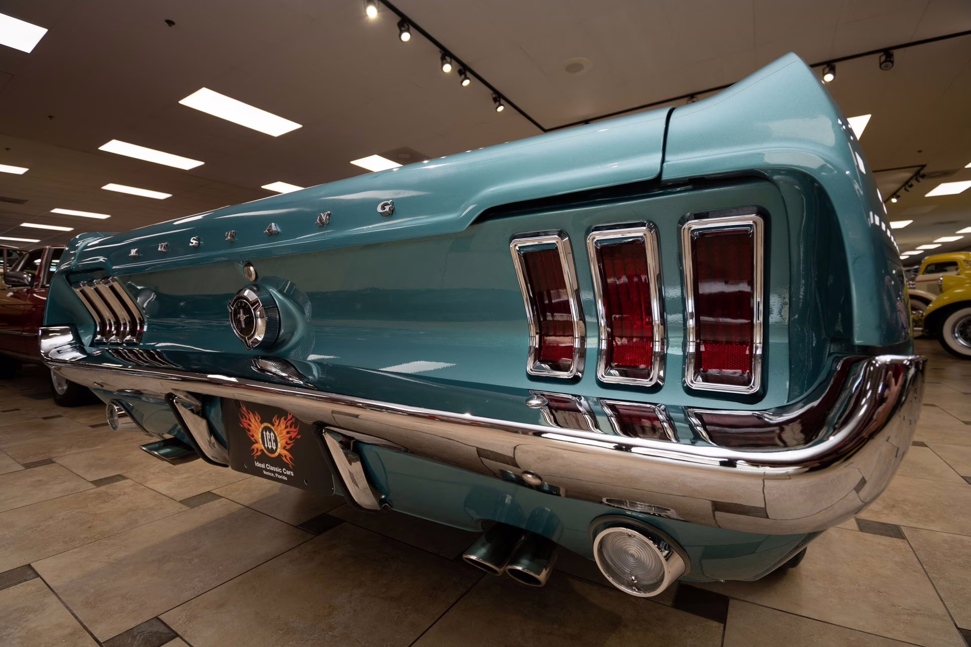 1967 Clearwater Aqua Ford Mustang