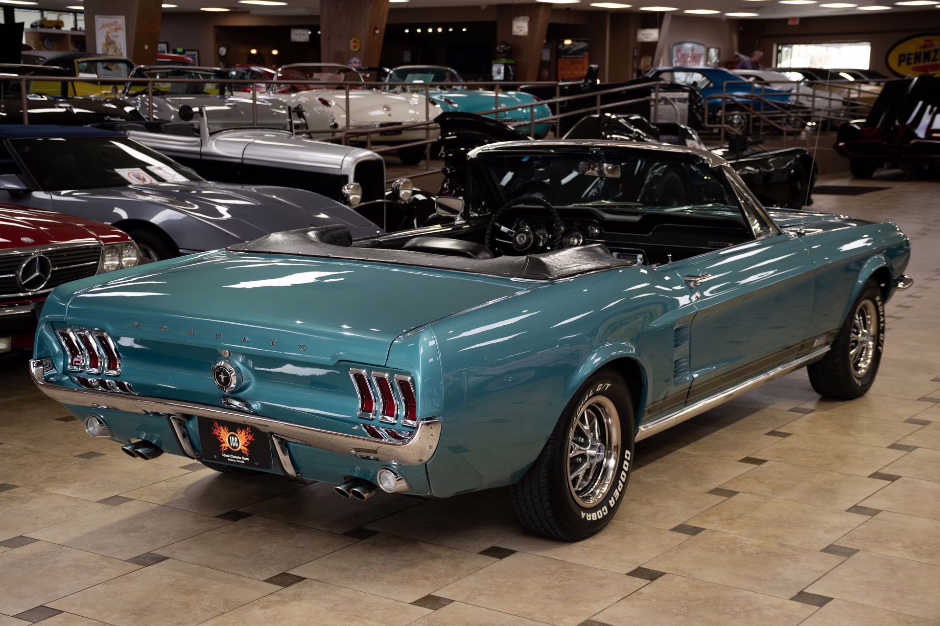 1967 Clearwater Aqua Ford Mustang