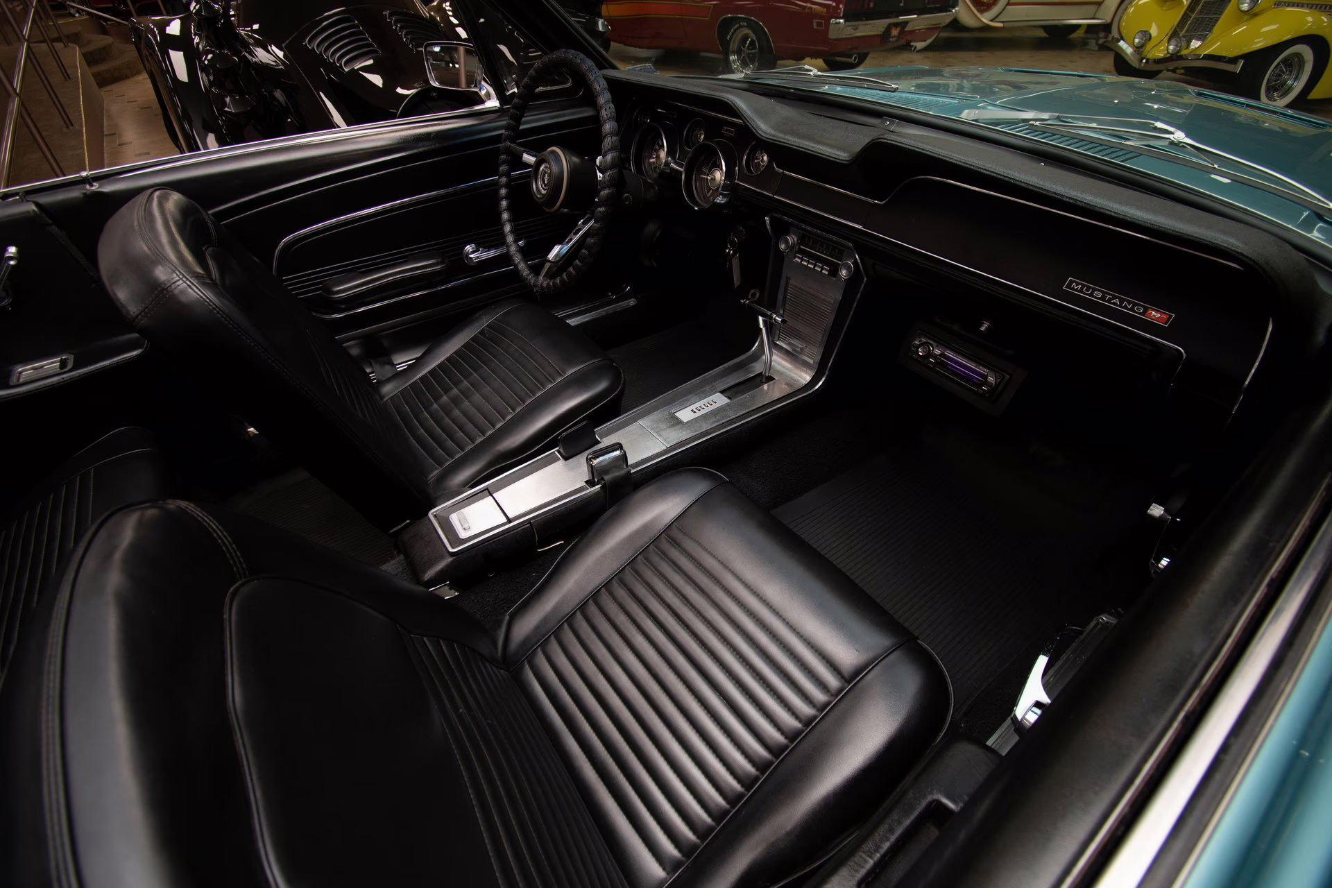 1967 Clearwater Aqua Ford Mustang