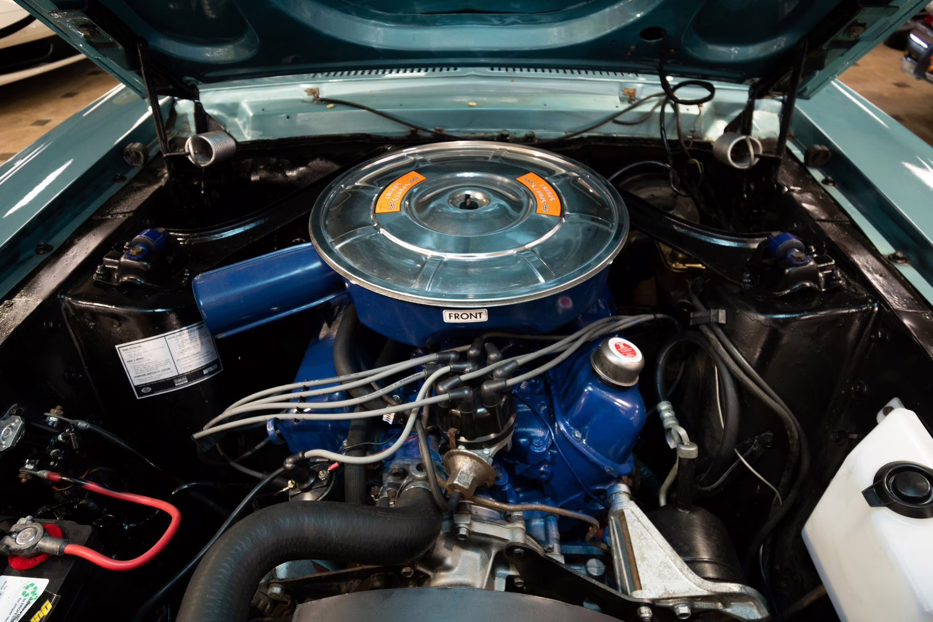 1967 Clearwater Aqua Ford Mustang