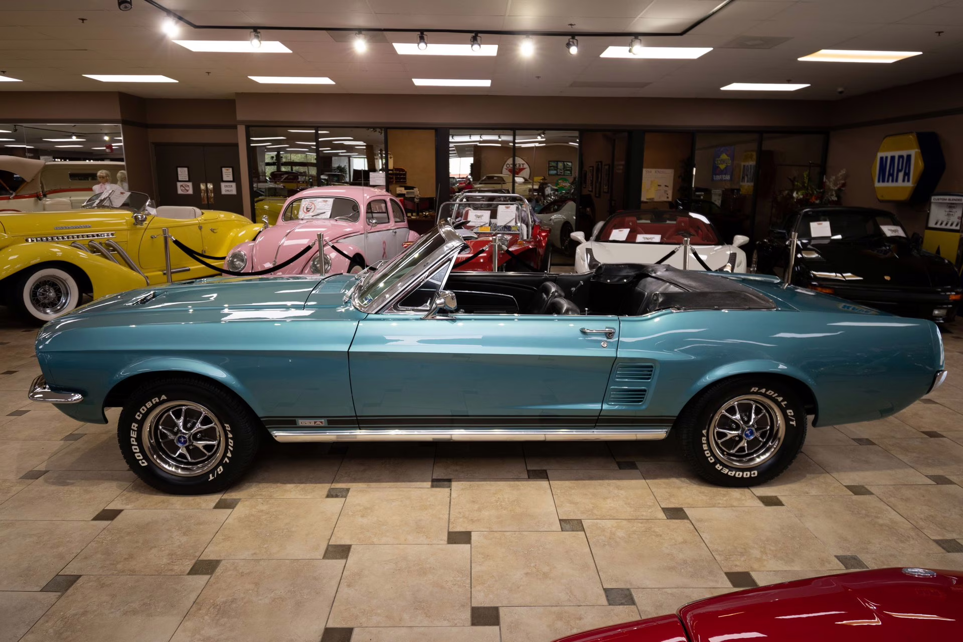1967 Clearwater Aqua Ford Mustang