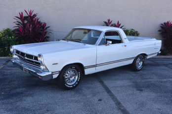 1967 White Ford Ranchero
