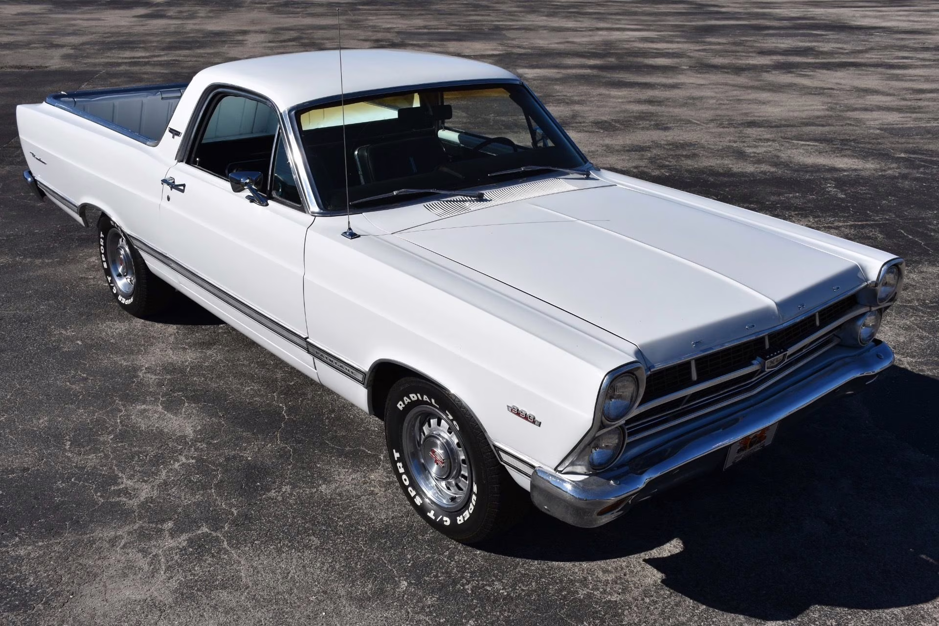 1967 White Ford Ranchero